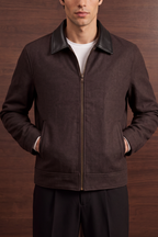 Men’s Mercer Wool Jacket – Brown