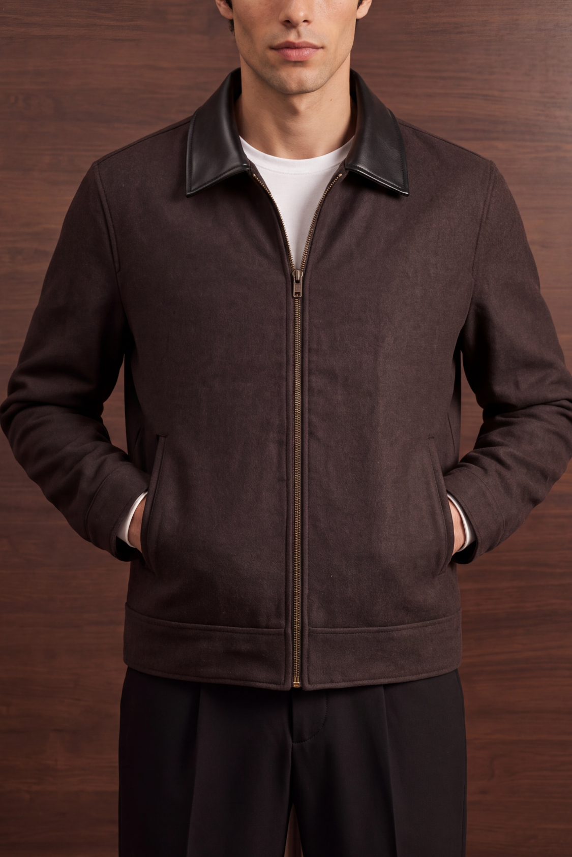 Men’s Mercer Wool Jacket – Brown