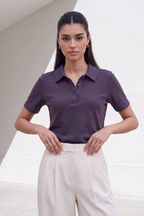 Pique baby Polo - Muave