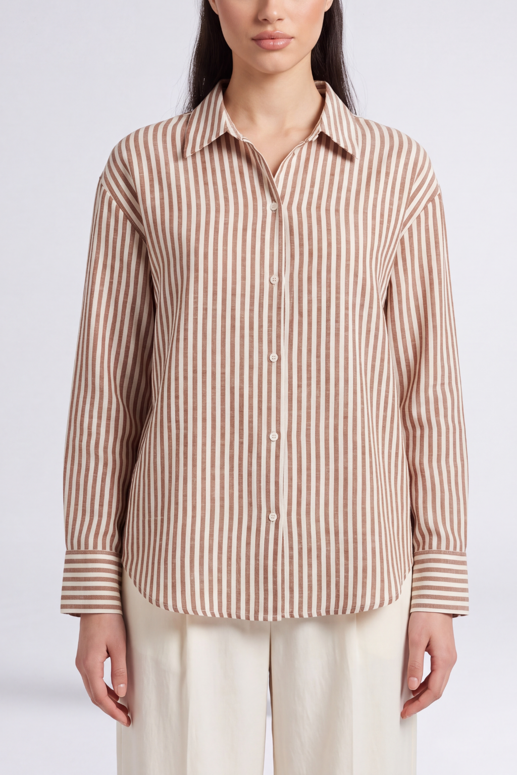 Stripe Red and white Shirt - Women