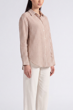 Stripe Red and white Shirt - Women