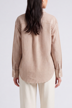 Stripe Red and white Shirt - Women