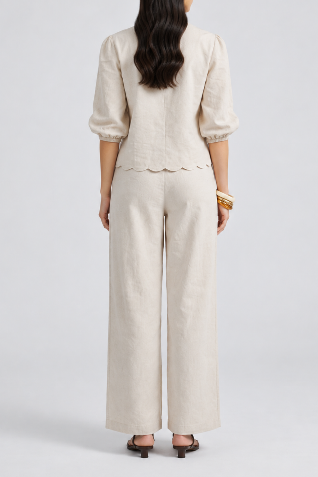 Curve Co-ord Set - Beige