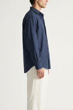 Blue Cotton Shirt - Men