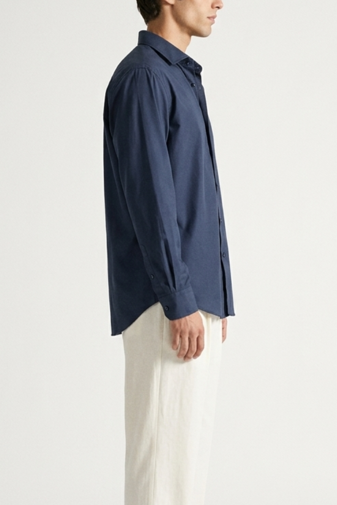 Blue Cotton Shirt - Men