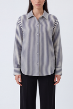 Grey And White Stripes - Women