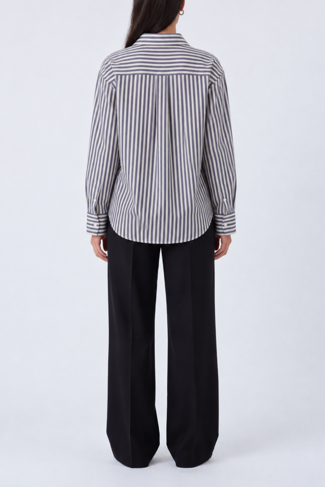 Grey And White Stripes - Women